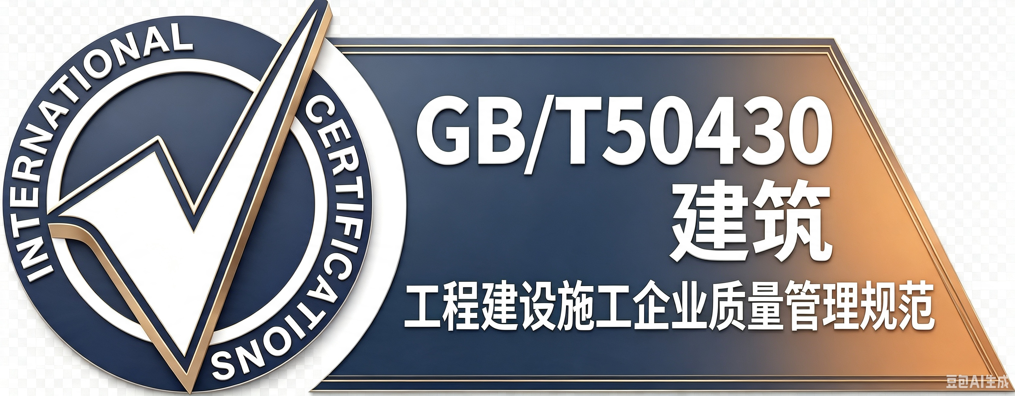 GB/T50430工程建设施工企业质量管理体系认证